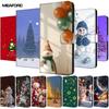 Geldbörse für Sony Xperia 10 VII VI III II IV V Klappständer Buch Schutzhülle Magnetische Lederhülle Cartoon Weihnachten Para