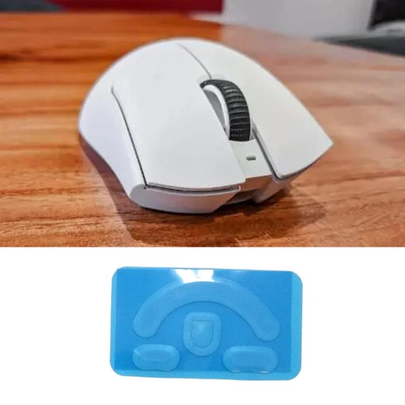 Pattini Per Mouse Esports Tiger ICE V2 Per Razer Deathadder V3 Pro - In PTFE, Colore Bianco, Per Gaming