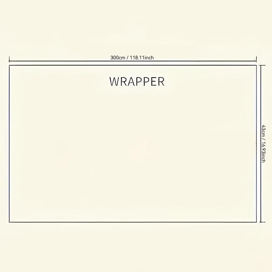 1 Roll Extra Long Giant Christmas Wrapping Paper -Pine Tree Pattern,Tear-Resistant Thick Durable Kraft-like Paper Decorations