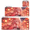 Cute Anime Girl Mouse Pad Pink Mousepad Big Kawaii Mouse Mat Computer Large Play Rubber Rug Girls Desk Mat Girls Beautiful