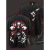 Hot Anime Black Clover Asta Clothing Men Women Short Sleeve Tshirts Washed Cotton Tee Retro Casual T-shirt Harajuku Male T Shirt