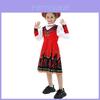 Chinese Ethnic Childrens Costume For Halloween Stage Performance With Polyester Fabric For Girls And Boys