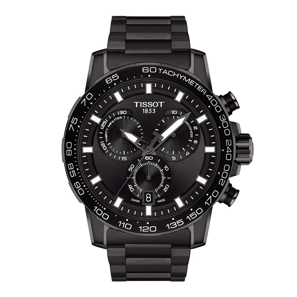 

Чоловічий кварцовий хронограф Tissot Super Sport, чорний циферблат, браслет, T1256173305100 [Офіційний імпорт]