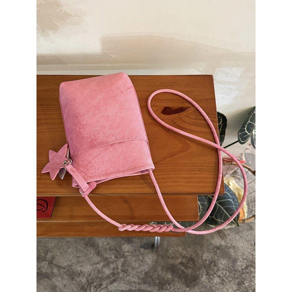 Vertical Style Mobile Phone Bag, Niche Daily Single Shoulder Crossbody Bag, Small Wallet