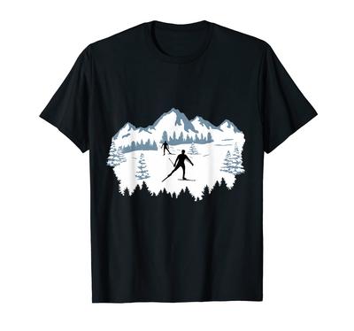 Cross-country Skiing, Cross-country Skier. T-shirt