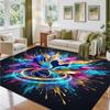 Tottenham Hotspur Design Crystal Velvet Rug Soft Decorative Mat for Bedroom Entrance