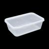 Einweg-Kunststoff-Lebensmittelbehälter mit Deckel