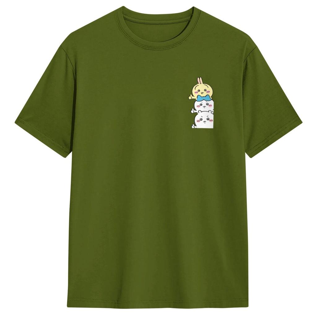 Chiikawa T Shirt Summer Awesome T-Shirts Cotton Leisure Tshirt For Man Short Sleeve Design Clothes