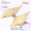 18K Gold Plated Brass Flower & Leaf Pendants For Jewelry,Charms For Earrings Making Accessories,DIY Jewelry Necklaces Findings