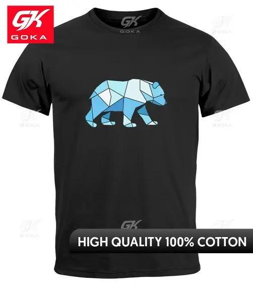 

Polygon Graphic Bear Outdoor Graphic T Shirts Unisexs Clothing New in Tops Tees Cotton Women 3XL