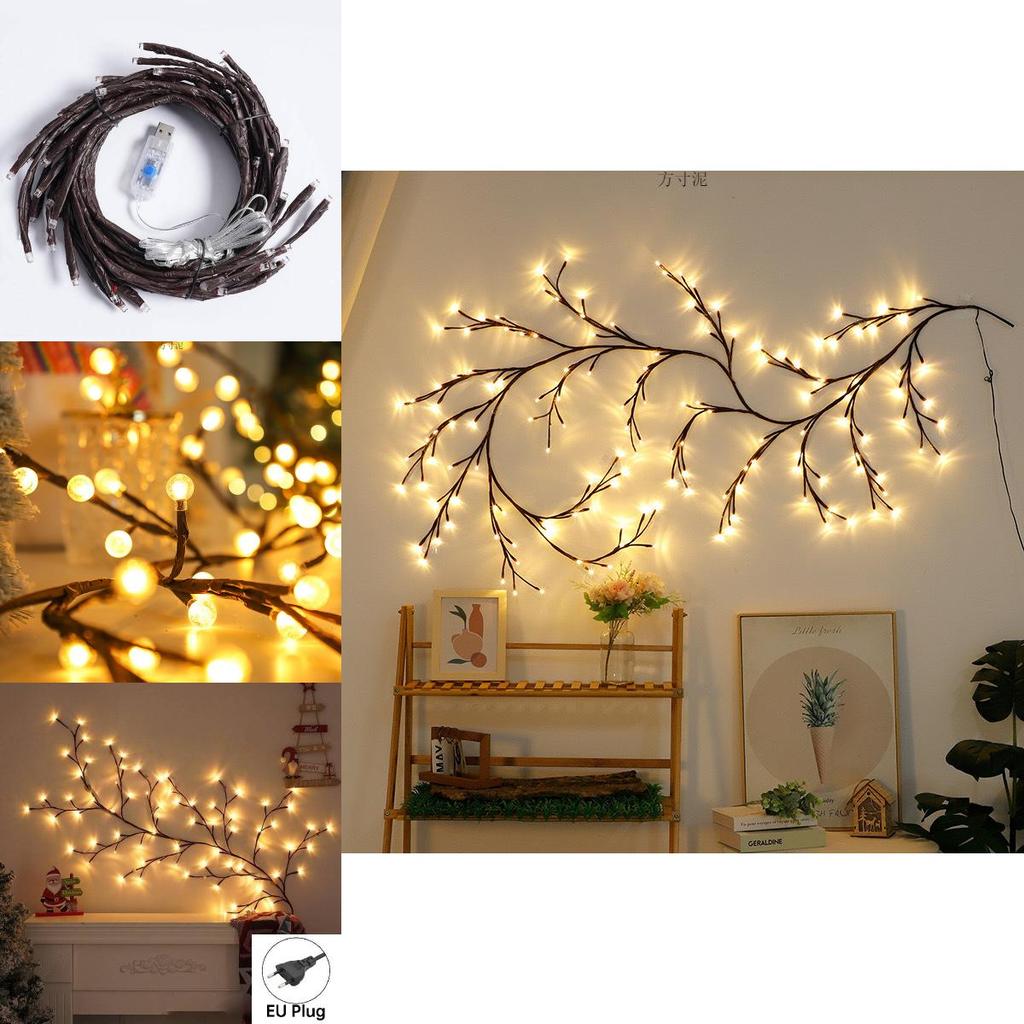 Led Tree Light Indoor Decorative Wall Sticker For Bedroom And Living Room Ambiance