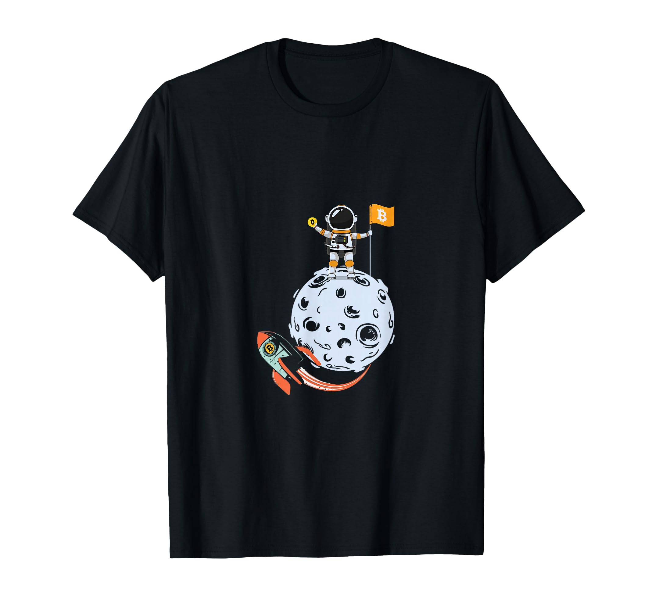 Bitcoin the Moon Crypto T-Shirt