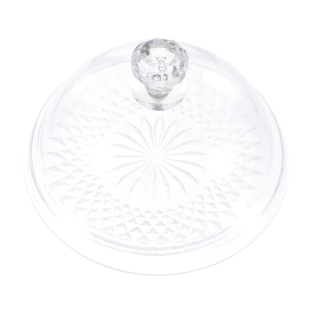1 Set Cake Dish With Cover Cake Dispaly Clear Plastic Cover Tray Cake Serving Tray Western Food Round Plate Cake Dome Cover