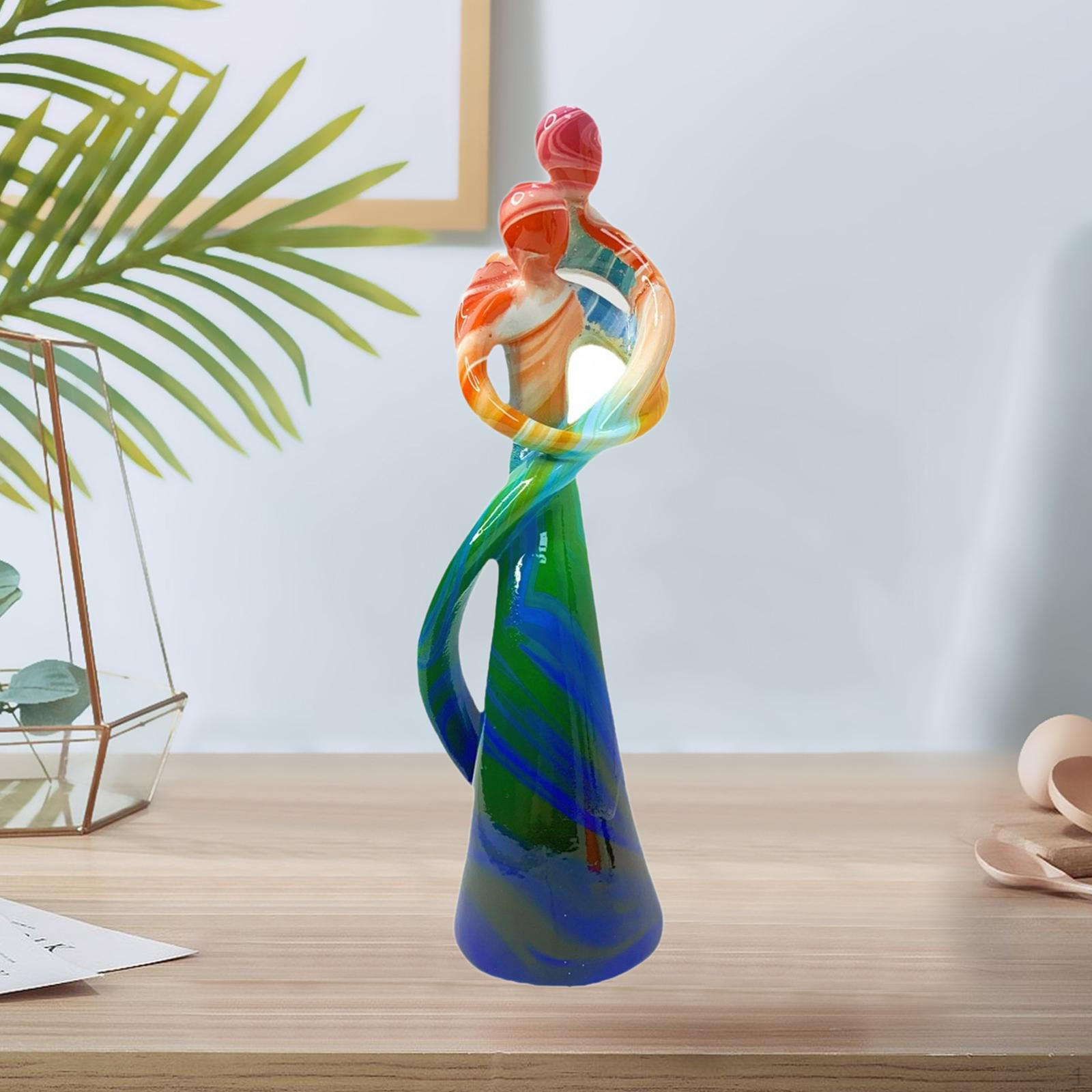 

Абстрактная фигурка пары для украшения офисного стола на День святого Валентина Colorful