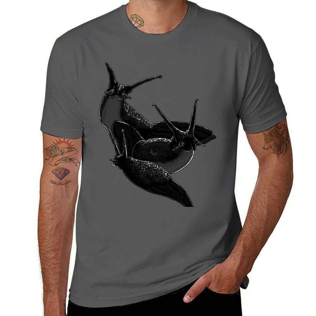 Black Slugs Tshirt Stylish Graphic Short Sleeve Top Tshirt