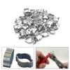 80pcs/set 5mm-20mm Hose Clamps Zinc-Plated Steel Double Ear Hose Clamps For Water Hoses Pipes Accessories