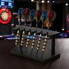 Wall Mounted Dart Rack Holder Stand with 6 Slot Durable Acrylic Organizer Compact Professional Display Rack for Game Room Storage And Organization