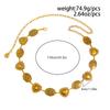 Y2K Adjustable Metal Belt Belly Chain for Women 2025 Trendy Jewelry Accessories Vintage Geometric Turquoise Body Chain