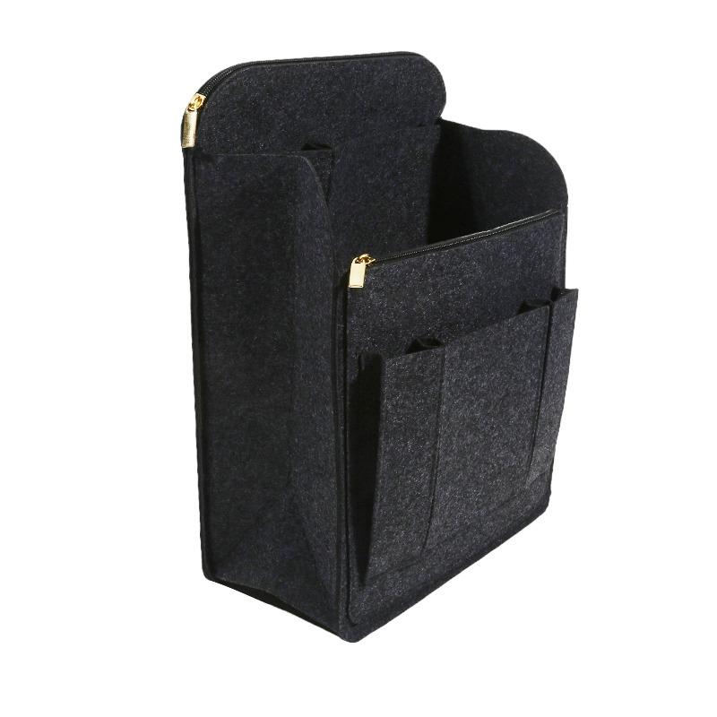 1PC Multi-Pocket Insert Bag Organizer for Backpack Storage Bag Felt Backpack Inner Bag Liner Bag Size S/M 4Colors
