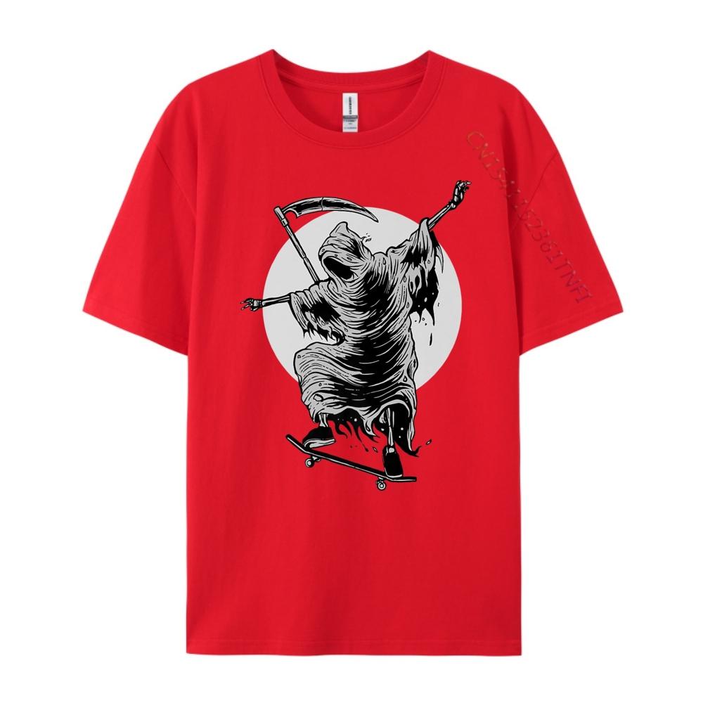 Reaper Skater Skateboard Retro New T Shirt T Shirt Loose Unisexs Clothing ClassicT Shirts For Unisex Normal S