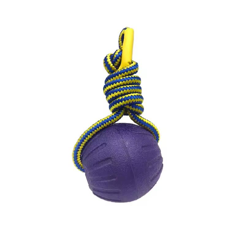 7/9cm Pet Balls Toy with Rope Interactive Outdoor Fitness Training Toys EVA Dog Chew Ball Toys Pet Summer Floating Toy