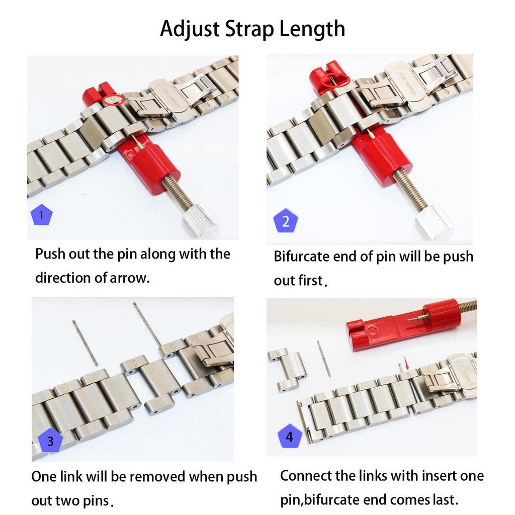 [Kai Tian] 18mm Watch Band Strap Black Watch Replacement Band Metal Stainless Steel Watch Band Replacement Strap Mesh Strap Watch Women's Men's