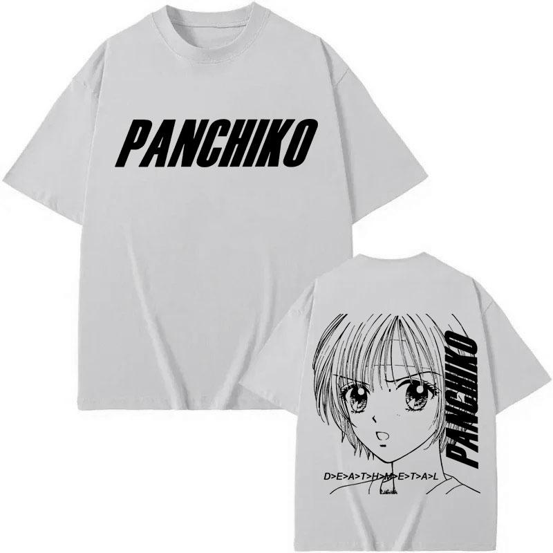 Limitované album Panchiko DEATHMETAL Merch Módní rockové tričko s krátkým rukávem Vysoce kvalitní bavlna Nadměrné tričko Unisex