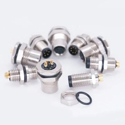 Industrial Waterproof IP67 Male Female Panel M8 Socket Aviation Lighting Sensor Connector Soldering 3Pin 4Pin 5Pin 6Pin 8Pin