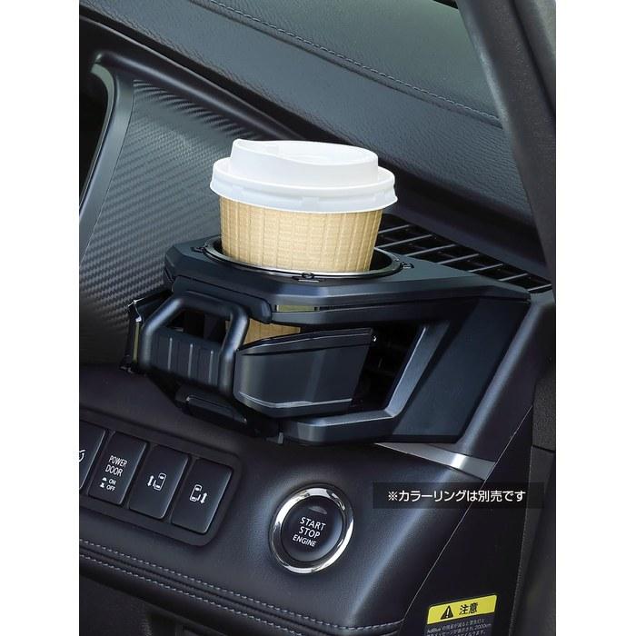 Seikō Sangyō EXEA Delica D5 Drink Holder - Driver Side - Black - E101DC
