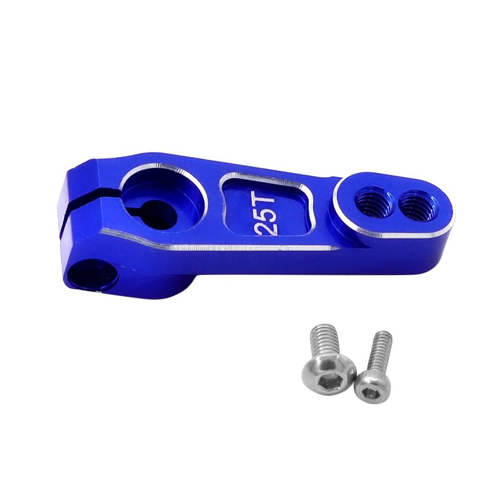 Metal 25t Steering Arm Servo Horn 7075-t651 For 1/10 RC Crawler Axial Scx10 Yikong Rgt Rc4wd Trax Trx4 Trx-6 Parts
