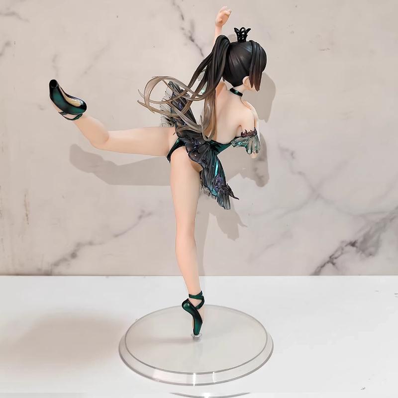 Black Swan Anime Girl Gk Figure Collectible Kawaii Ballerina Figurine Desktop Pc Case Decorative Ornament Gift For Anime Fans