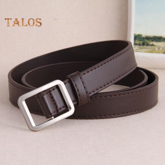 Women Belt for Jeans Dresses Pants Casual Faux Leather Waist Belt Ladies Jeans Thin Belt Accessory for Daily Wear