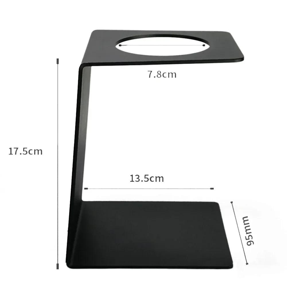 Tragbarer Metall-Kaffeefilterhalter mit Filterhalter und Tropfschale für Handaufguss-Kaffeezubereitung und Servieren