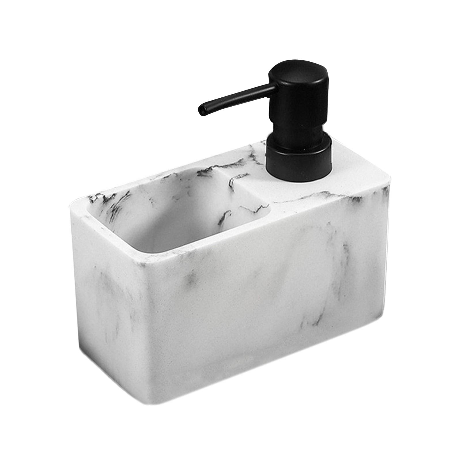 

Практичный бытовой кухонный дозатор для мыла многоразового использования, экономящий место дозатор для мыла для кухни, ванной комнаты белый