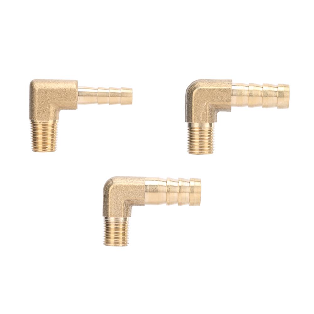 Connettore a Pagoda 6mm 8mm 10mm a Filetto Maschio 1/8"BSP Connettore a Barb per Tubo in Ottone Gomito Raccordo Giunto Adattatore