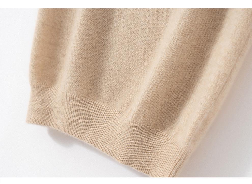Women's 100% Pure Cashmere Round Neck Knit Camisole Vest