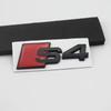 4-Ring logo ABS Black Car Hood Front Grill Emblem Rear Trunk Badge Sticker Emblem for T3 S4 Sport Sticker For S4 2010-2019 QW32