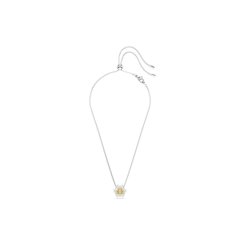 Swarovski Idyllia Blume Anhänger Halskette Damen Silber 5679939