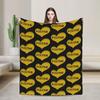 Poutine Angine De Poitrine  Blanket Coral Fleece Plush Summer Air Conditioning   Multifunction Soft Throw Blanket Bedspread