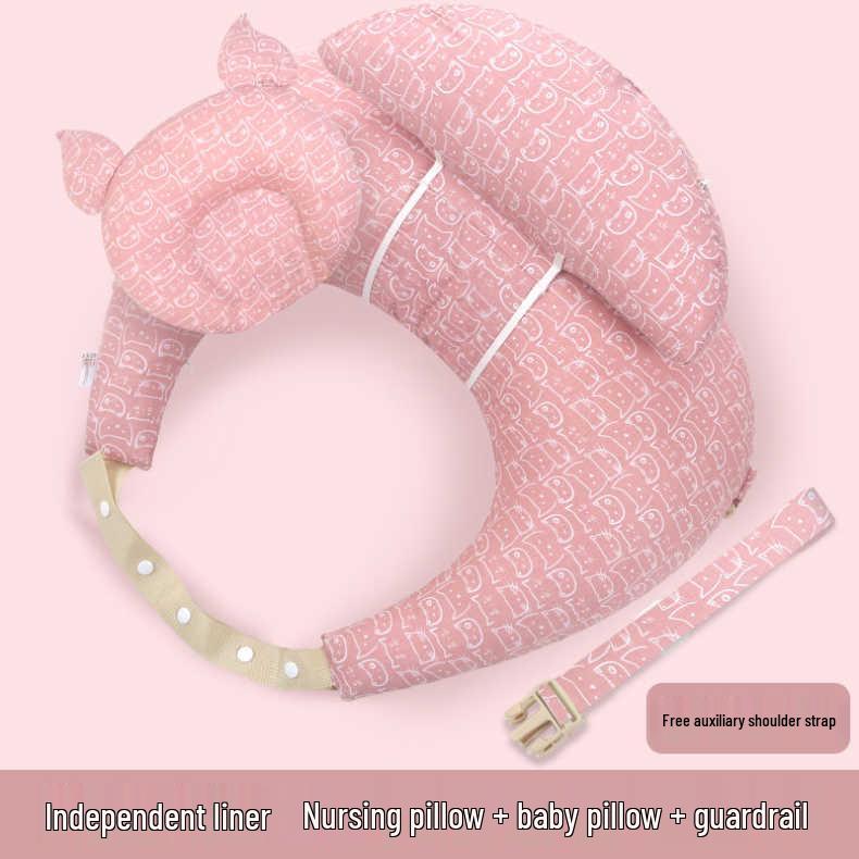 Multifunctional Nursing Pillow: Newborn Feeding, Back Support, Baby Sitting Aid