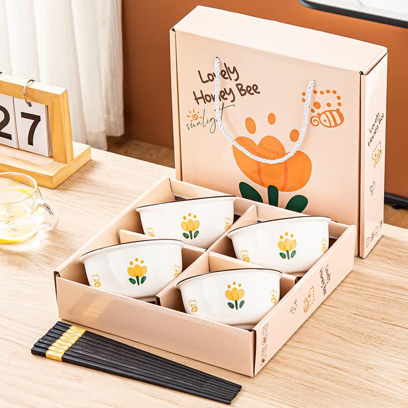 Ru Han Tulip Ceramic Dinnerware Gift Set