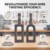 2 Set Carbon Steel Wire Twisting Tools 1/4 Inch Hex Shank Rebar Tying Twister  Fencing Projects