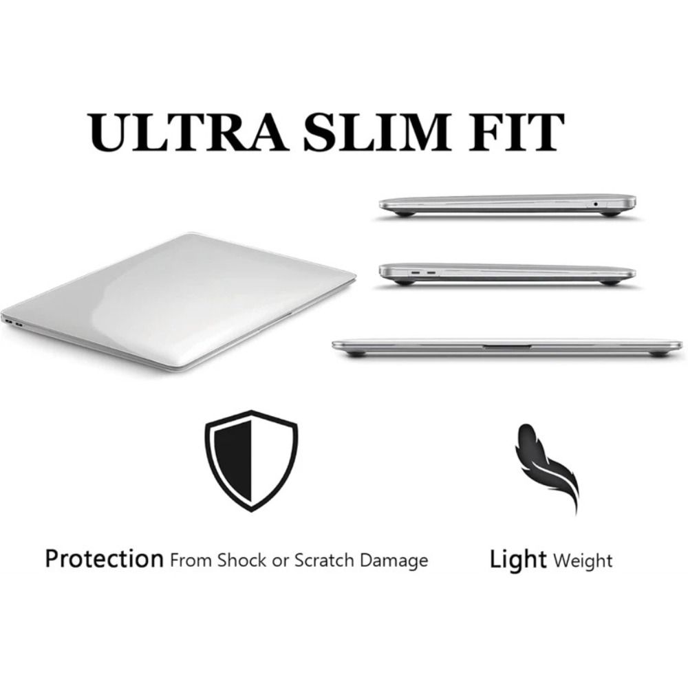 Shockproof Laptop Protective Case Hard Cover Sleeve Accessories for Macbook Air/Mac Book Pro