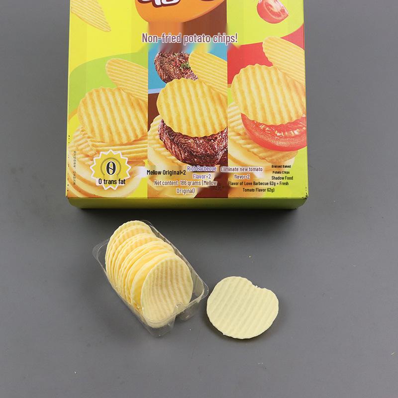 Simulation Potato Chip Plastic Toy - Quirky Creative Fake Snack Ornament