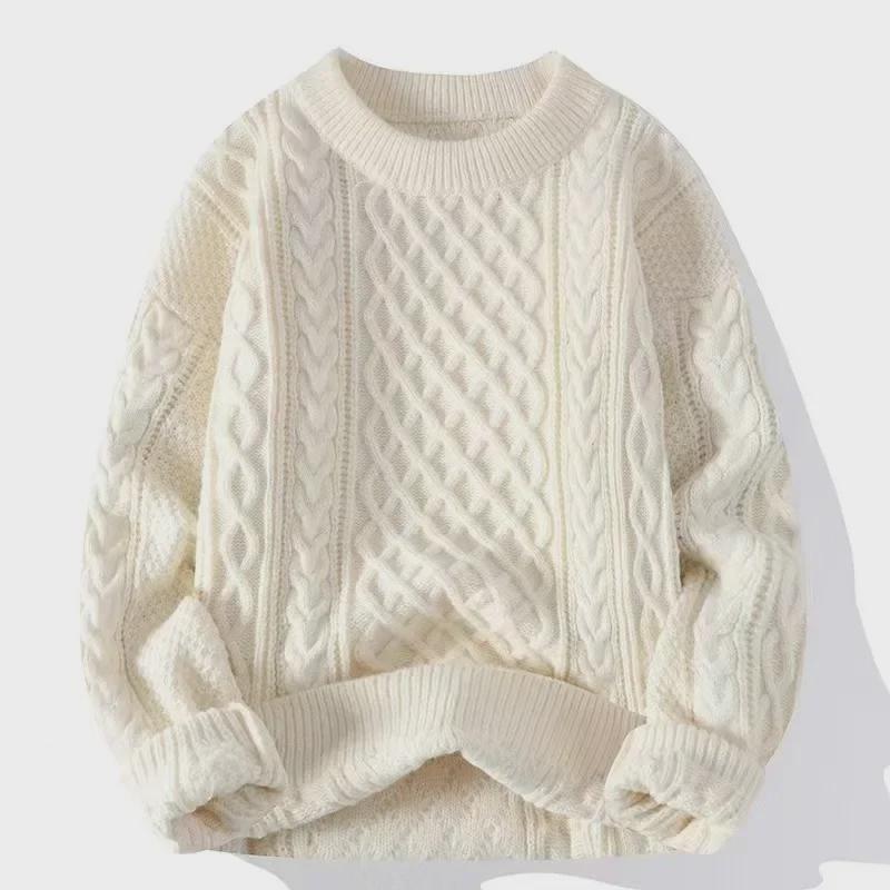 Wine Red Zodiac Year Knitted Sweater for Men and Women - Christmas and Winter Fashion
