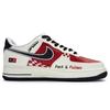 Nike Air Force 1 07 Slip Resistant Abrasion Resistant Low top Skateboard Shoes Men's Red White CW2288-111(Team80-GT3)