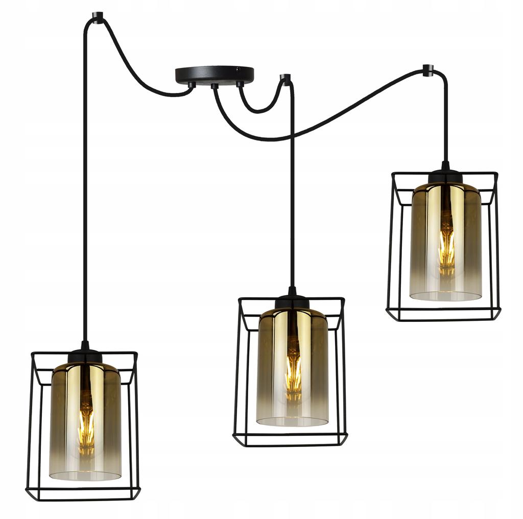MODERN ELEGANT GLASS HANGING LAMP