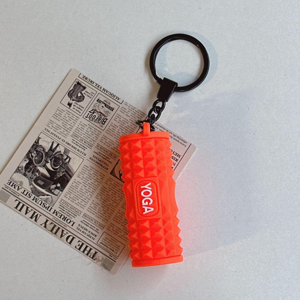 Eco Mini Gummi Pickleball Schläger Schlüsselanhänger - Sportrucksack Anhänger