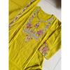 Premium Cotton Embroidery Kurti Pant Dupatta Set Indian Bollywood Ethnic Suit