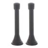 2PCS Metal Spring Door Stopper With Bottom Plate Screws Windproof Door Stop Holder Child Safety Protect Doors Walls Hardware